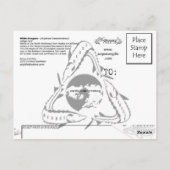 White Sturgeon-Collage-Briefkaart Briefkaart (Achterkant)