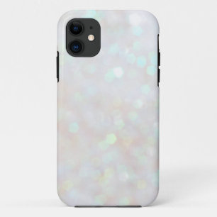 White Subtle Bokeh Sparkle Glitter iPhone 5s Case