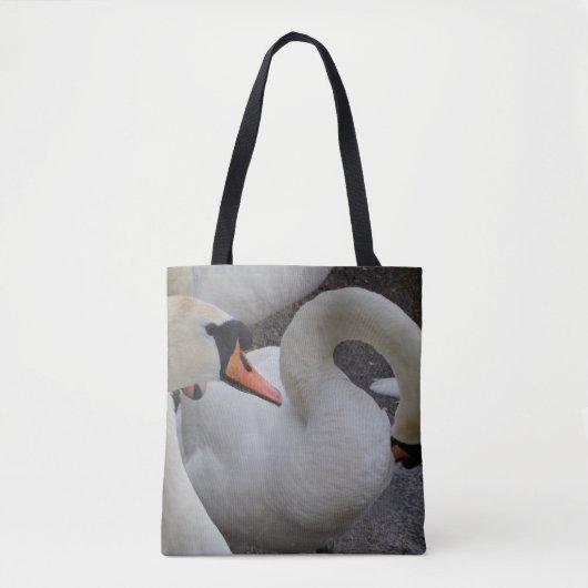 White Swan Canvas tas (Voorkant)