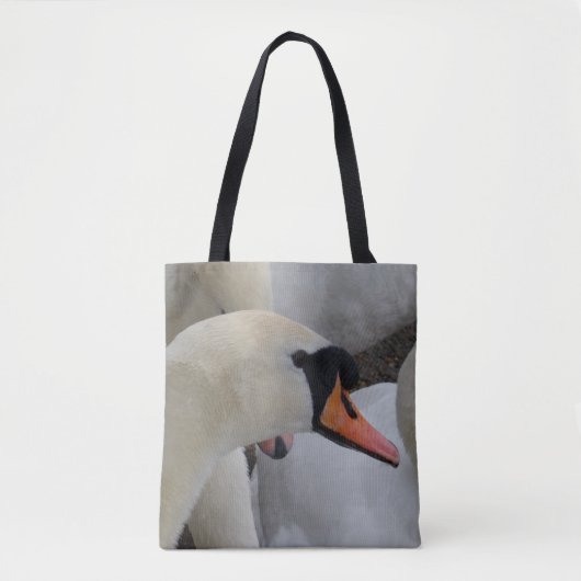 White Swan Canvas tas (Voorkant)