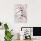 White Swan en Friend Poster (Thuiskantoor)