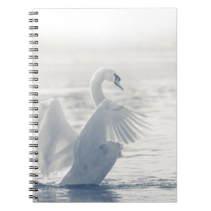 White Swan Natuur Foto Notitieboek