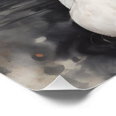 White Swan no 67 Poster brillant (Coin)