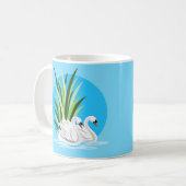 White Swan Pair Coffee Gift Mokken (Voorkant links)