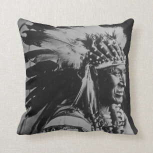 White Swan Sioux Chief Kussen