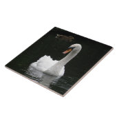 White Swan Tile Tegeltje (Zijkant)