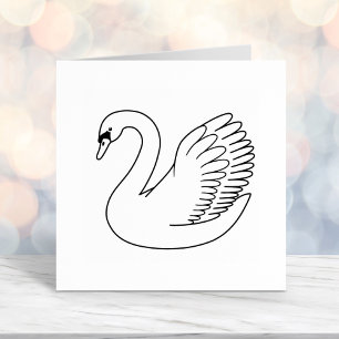 White Swan Zelfinktende Stempel