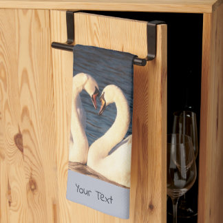 White Swans Kitchen Towel Theedoek