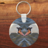 White Swans Sleutelhanger (Voorkant)