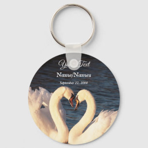 White Swans Sleutelhanger