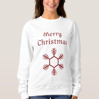 White sweater shirt youthful Merry Chritsmas
