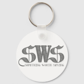 White SwS Sleutelhanger