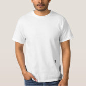 white t-shirt skater on half pipe (Voorkant)