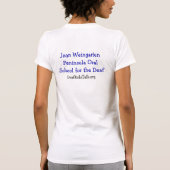 White T-Shirt voor dames (Achterkant)