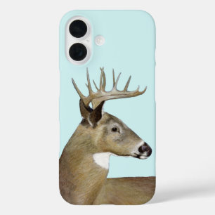 White Tail Buck iPhone 16 Hoesje