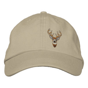 White Tail Deer Buck Embroidery Geborduurde Pet
