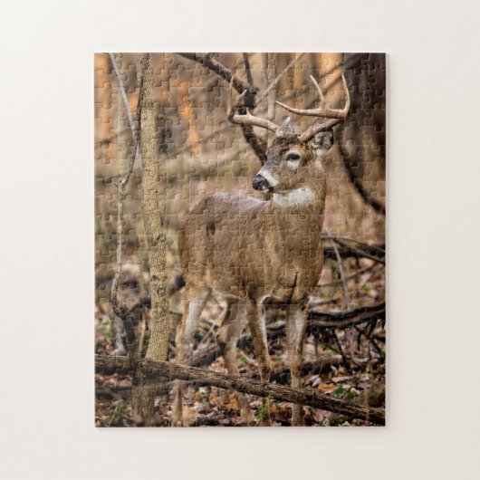 White Tail Deer Buck Legpuzzel (Verticaal)