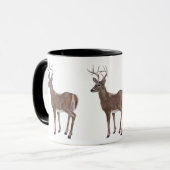 White Tail Deer Buck Mok (Voorkant links)