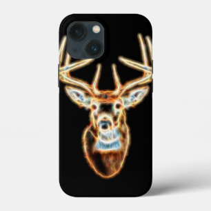 White tail Deer Head Energy Spirit iPhone 13 Mini Hoesje