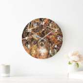 White Tail Deer Head Energy Spiron a Grote Klok (Huis)