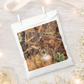 White Tail Deer Head Herfst Energie gecentreerd op Bedankzakje (Geknipt)