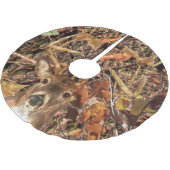 White Tail Deer Head Herfst Energie gecentreerd op Kerstboom Rok (Gekanteld)