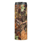 White Tail Deer Head Herfst Energie gecentreerd op Thermosbeker (Achterkant)