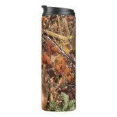 White Tail Deer Head Herfst Energie gecentreerd op Thermosbeker (Geroteerd rechts)