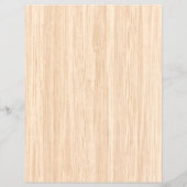 White Tail Deer Head Wood Grain Background Flyer (Achterkant)