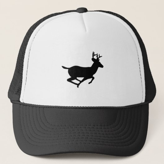White Tail Deer Logo Trucker Pet (Voorkant)