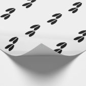 White Tail Deer Tracks Cadeaupapier (Hoek)