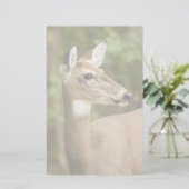 White Tailed Deer Briefpapier (Staand voorkant)