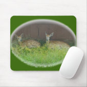 White-Tailed Deer Fawns Mousepad Muismat (Met muis)