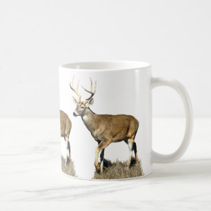 White Tailing Deer Buck Koffiemok