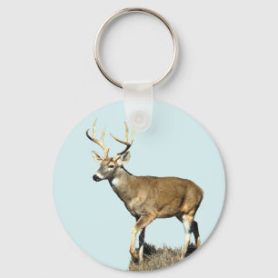 White Tailing Deer Buck Sleutelhanger