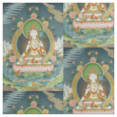 White Tara Fabric Stof (Close Up)