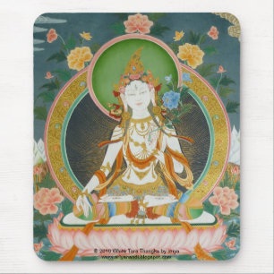 White Tara Mousepad Muismat