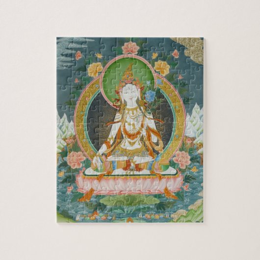 White Tara Puzzle Legpuzzel (Verticaal)