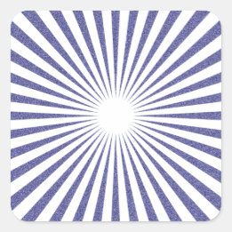 White Target - Vierkante Sticker