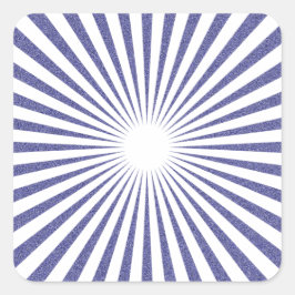 White Target - Vierkante Sticker