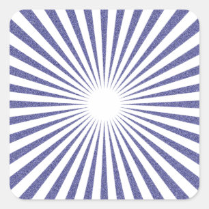 White Target - Vierkante Sticker