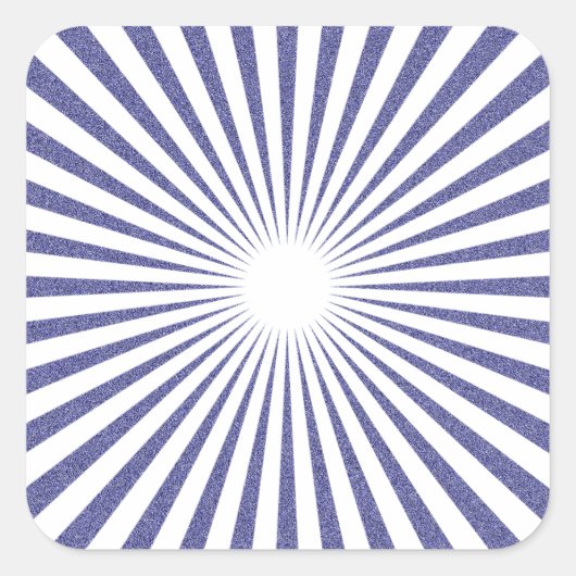 White Target - Vierkante Sticker (Voorkant)