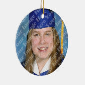 White Tassel Afstuderen Keepomwille Ornament (Rechts)