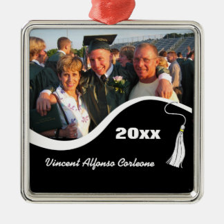 White Tassel Afstuderen Ornament