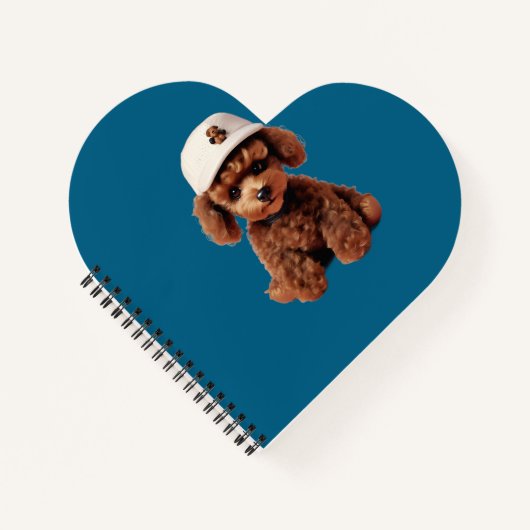 White Teacup Poodle Folder Notitieboek (Voorkant)