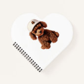 White Teacup Poodle Folder Notitieboek