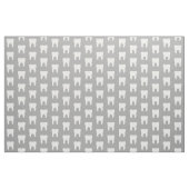 White Teeth on a Grey Background Stof (Yard (91,4 cm))