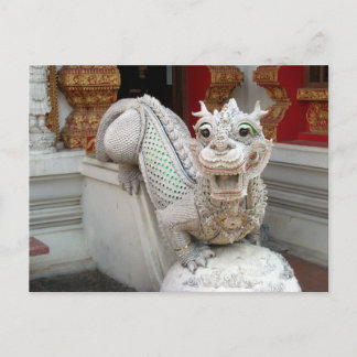 White Temple Dragon Briefkaart