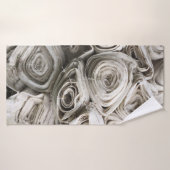 White textile lot (Serviette de bain)