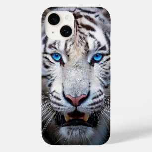 White Tiger Blue Eyes Case-Mate iPhone 14 Hoesje